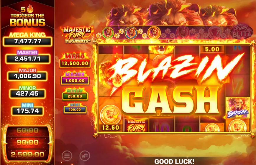 Majestic Fury Megaways Slot Review and Demo Play