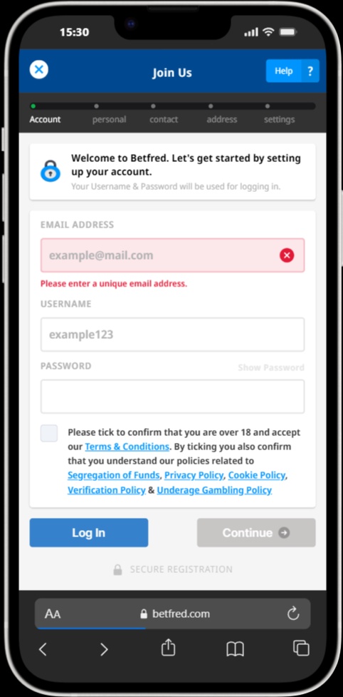 Betfred screenshot 6