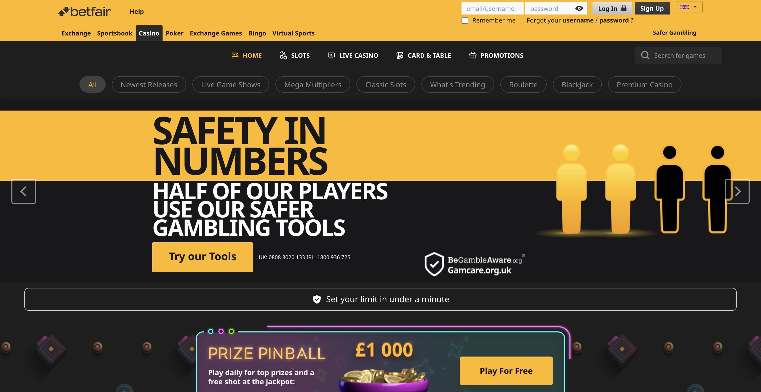 Betfair screenshot 1