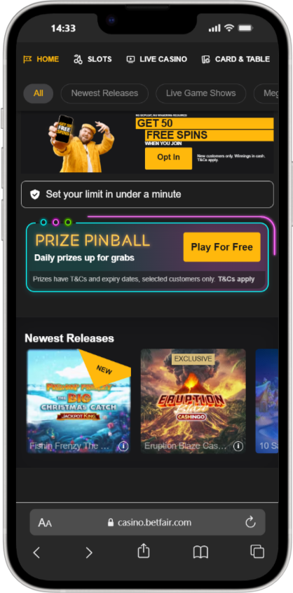 Betfair screenshot 4