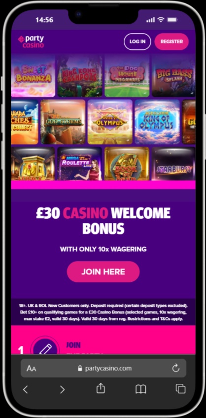 PartyCasino screenshot 4