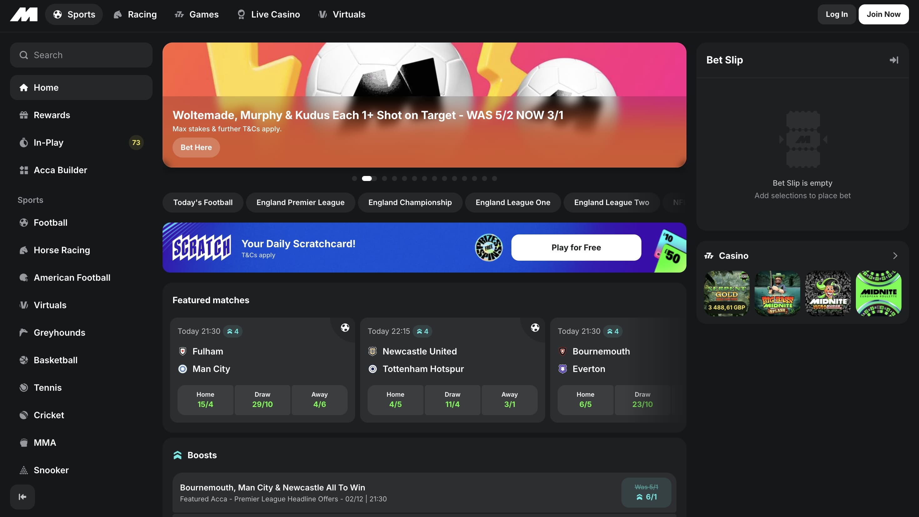 Midnite screenshot 1