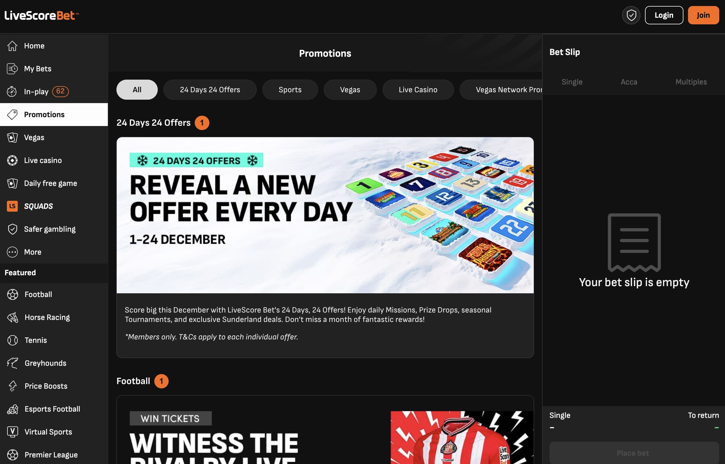 LiveScore Bet screenshot 1