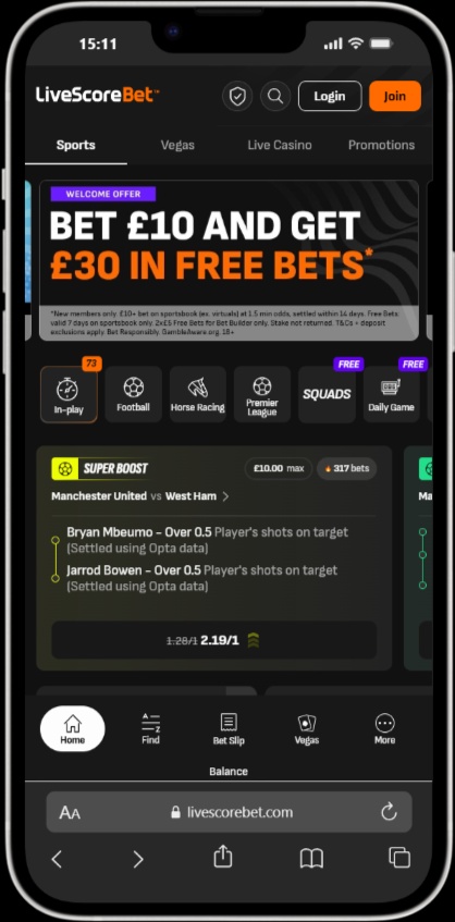 LiveScore Bet screenshot 4