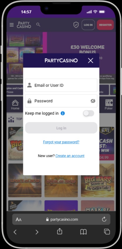 PartyCasino screenshot 6