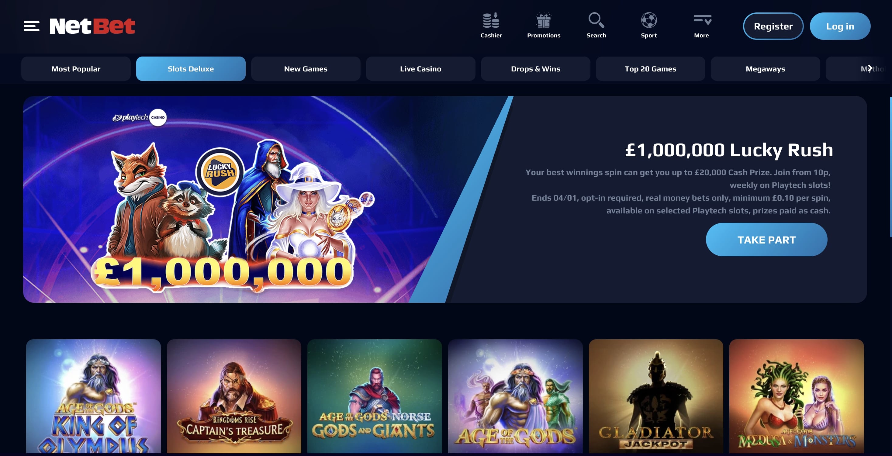 NetBet screenshot 2