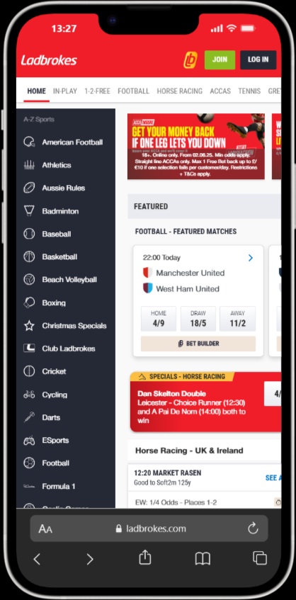 Ladbrokes screenshot 4