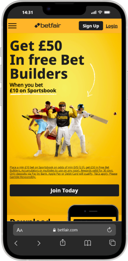 Betfair screenshot 5