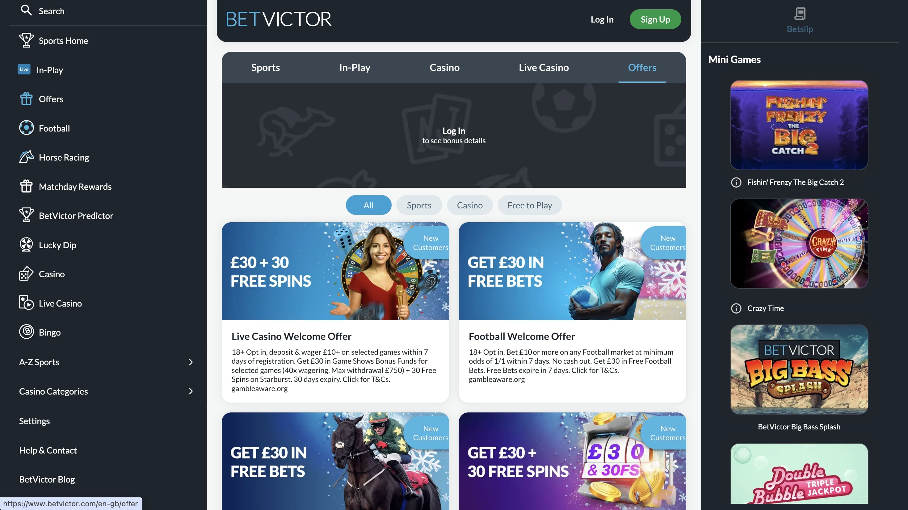 Betvictor screenshot 3