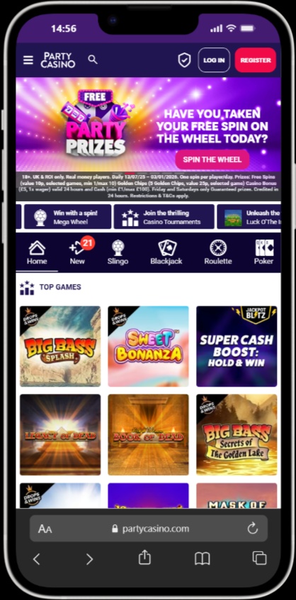 PartyCasino screenshot 5