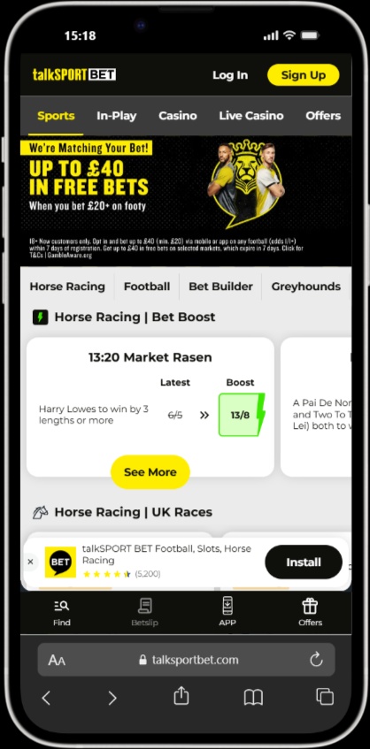 talkSPORT BET screenshot 4