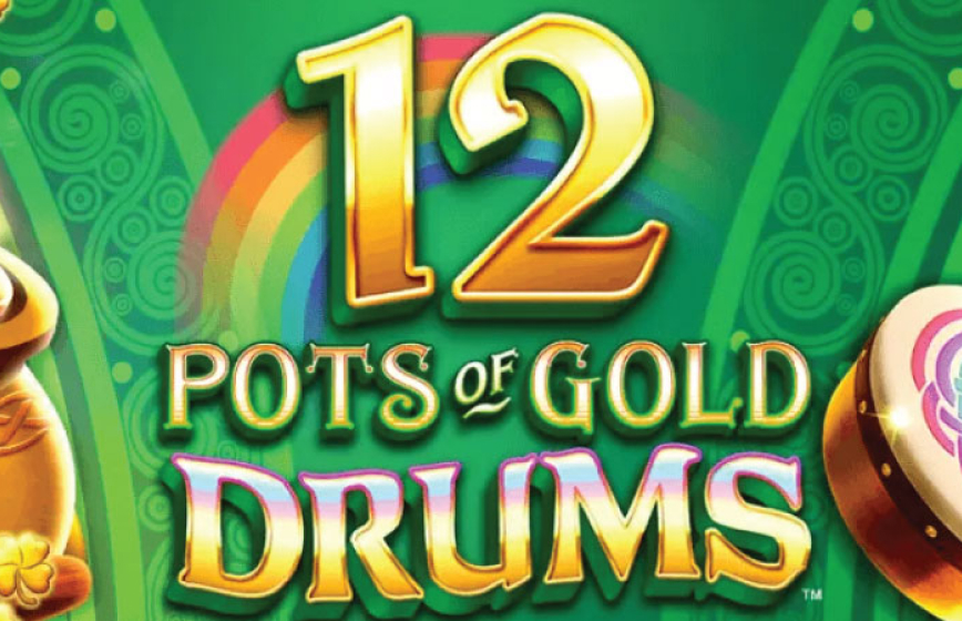 12 Pots Of Gold Drums Slot Review and Demo Play