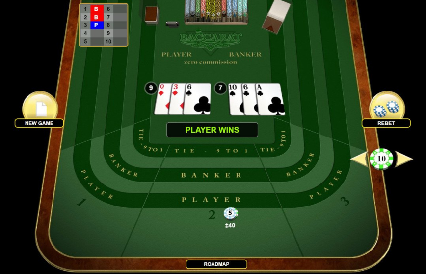 American Baccarat Zero Commission Slot Review and Demo Play