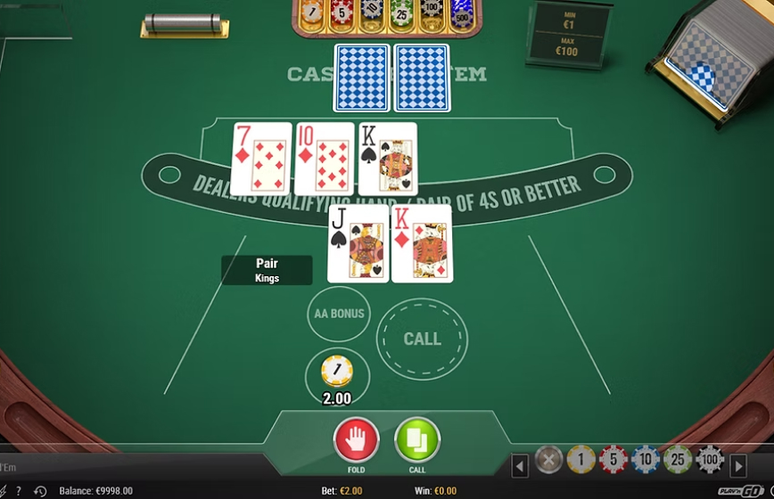 Casino Hold’em Slot Review and Demo Play