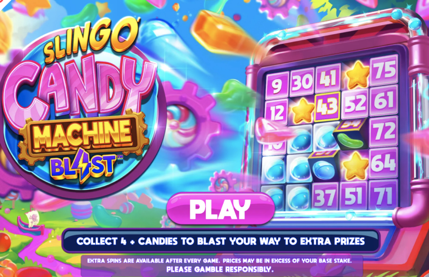 Slingo Candy Machine Bl4st Slot Review and Demo Play