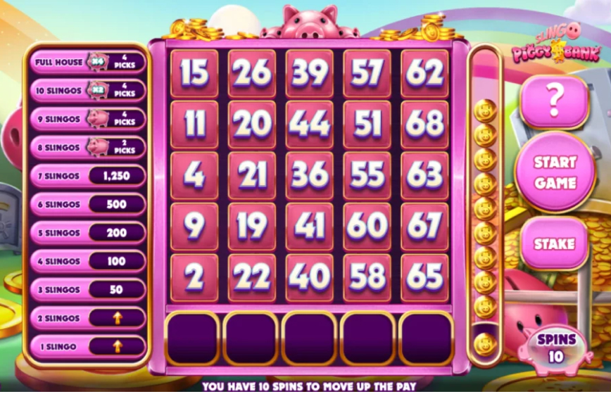 Slingo Piggy Bank Slot Review and Demo Play