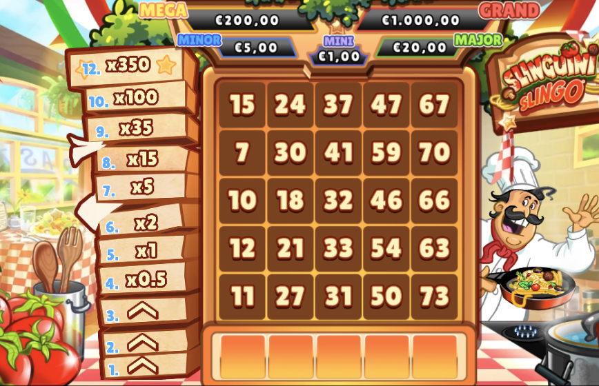 Slinguini Slingo Slot Review and Demo Play
