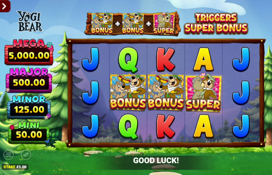 Yogi Bear Slot Review and Demo Play
