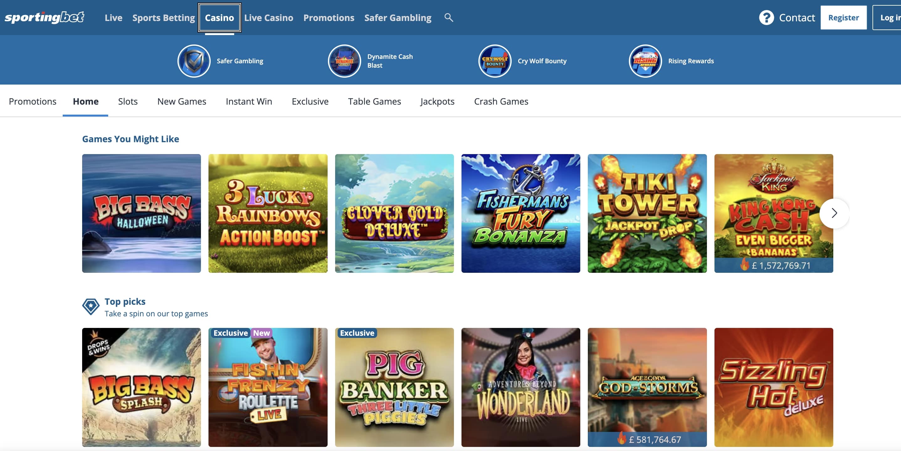 Sportingbet screenshot 1