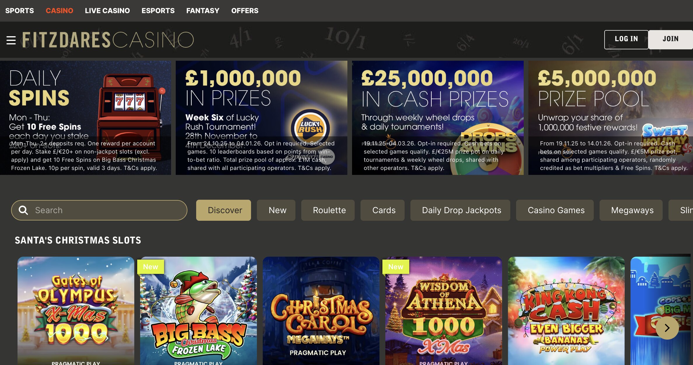 Fitzdares screenshot 1