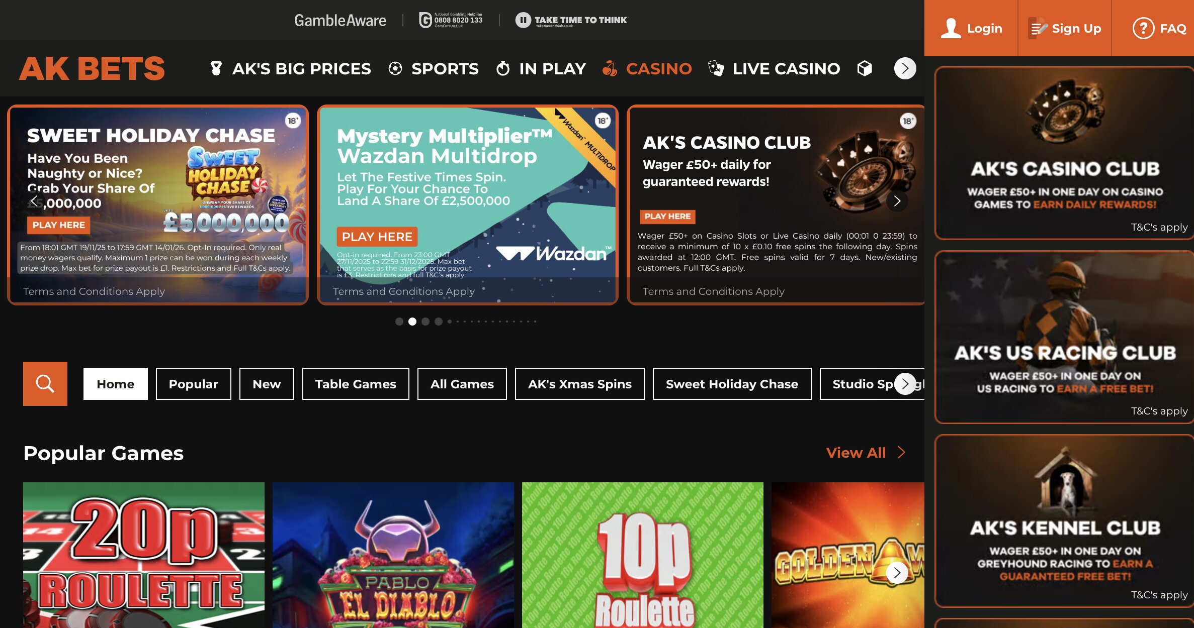 AK BETS screenshot 1