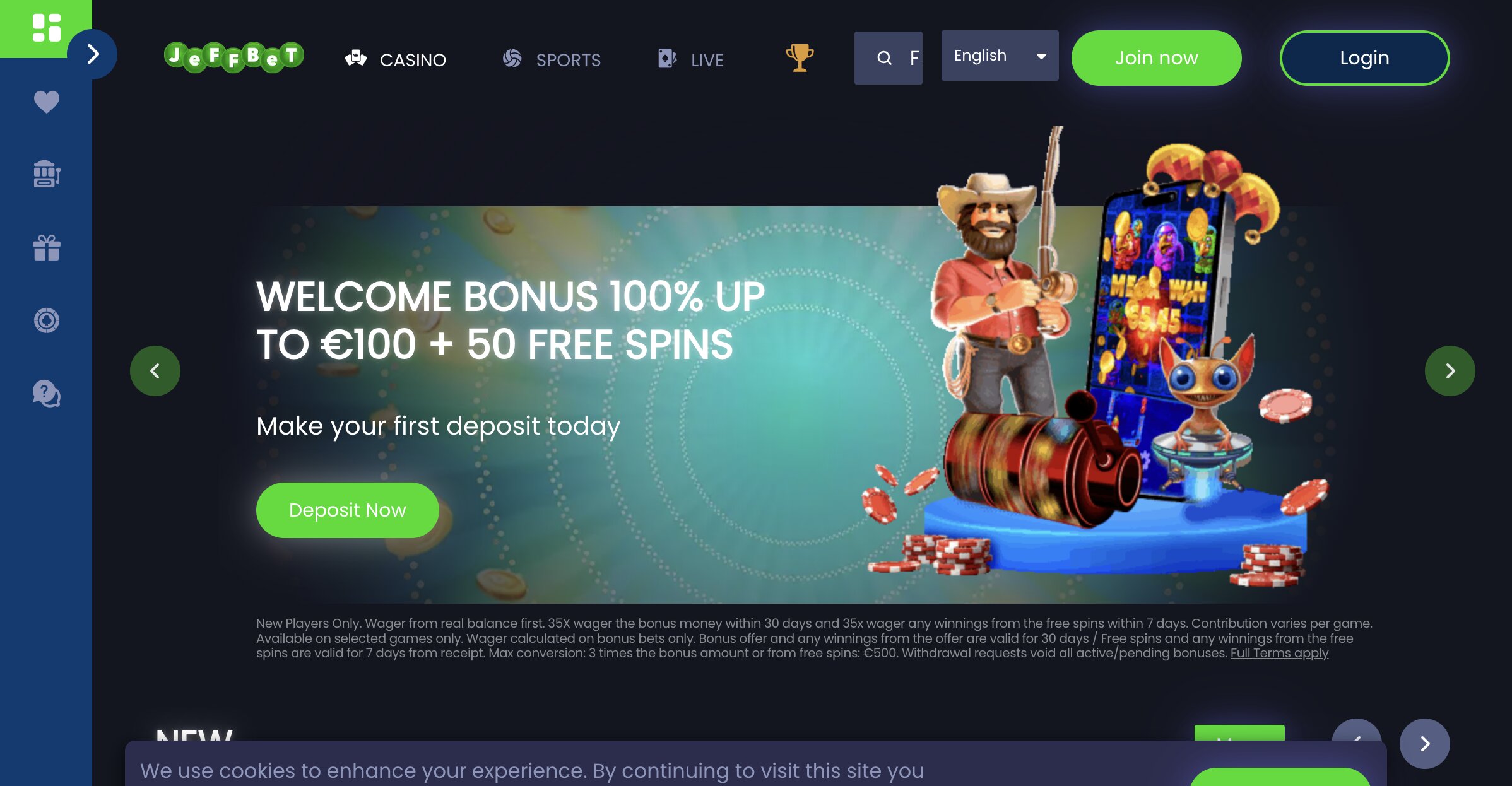 Jeffbet screenshot 1