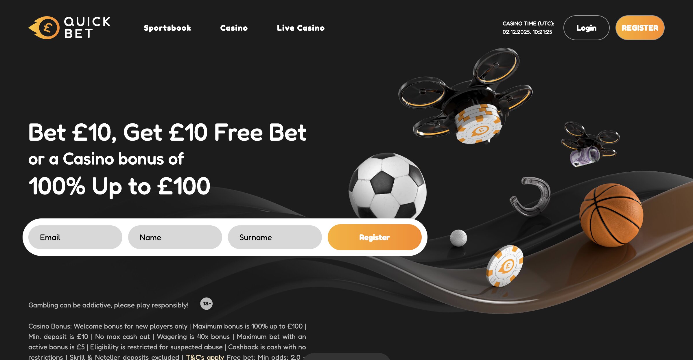 QuickBet screenshot 1