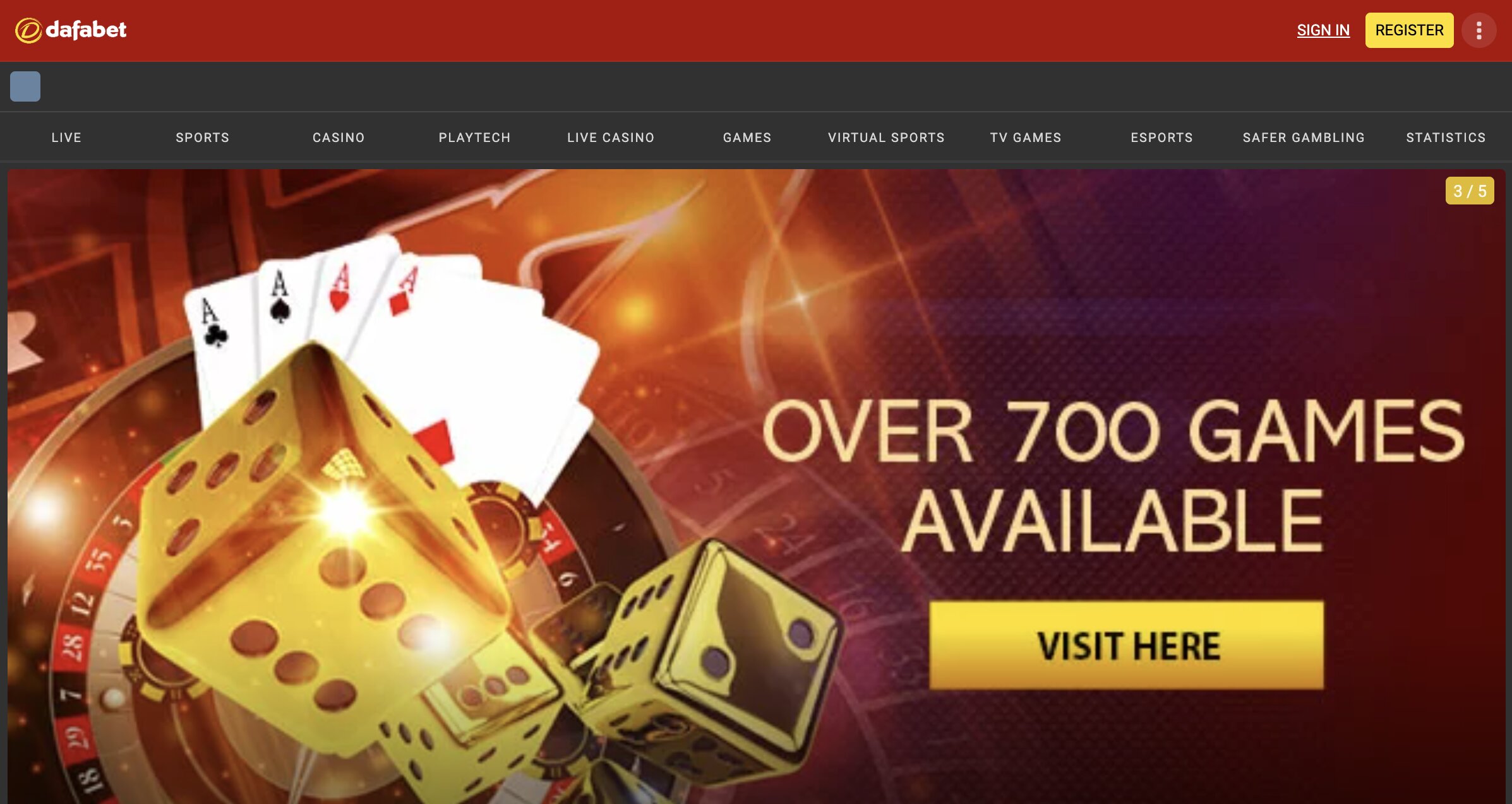 Dafabet screenshot 1