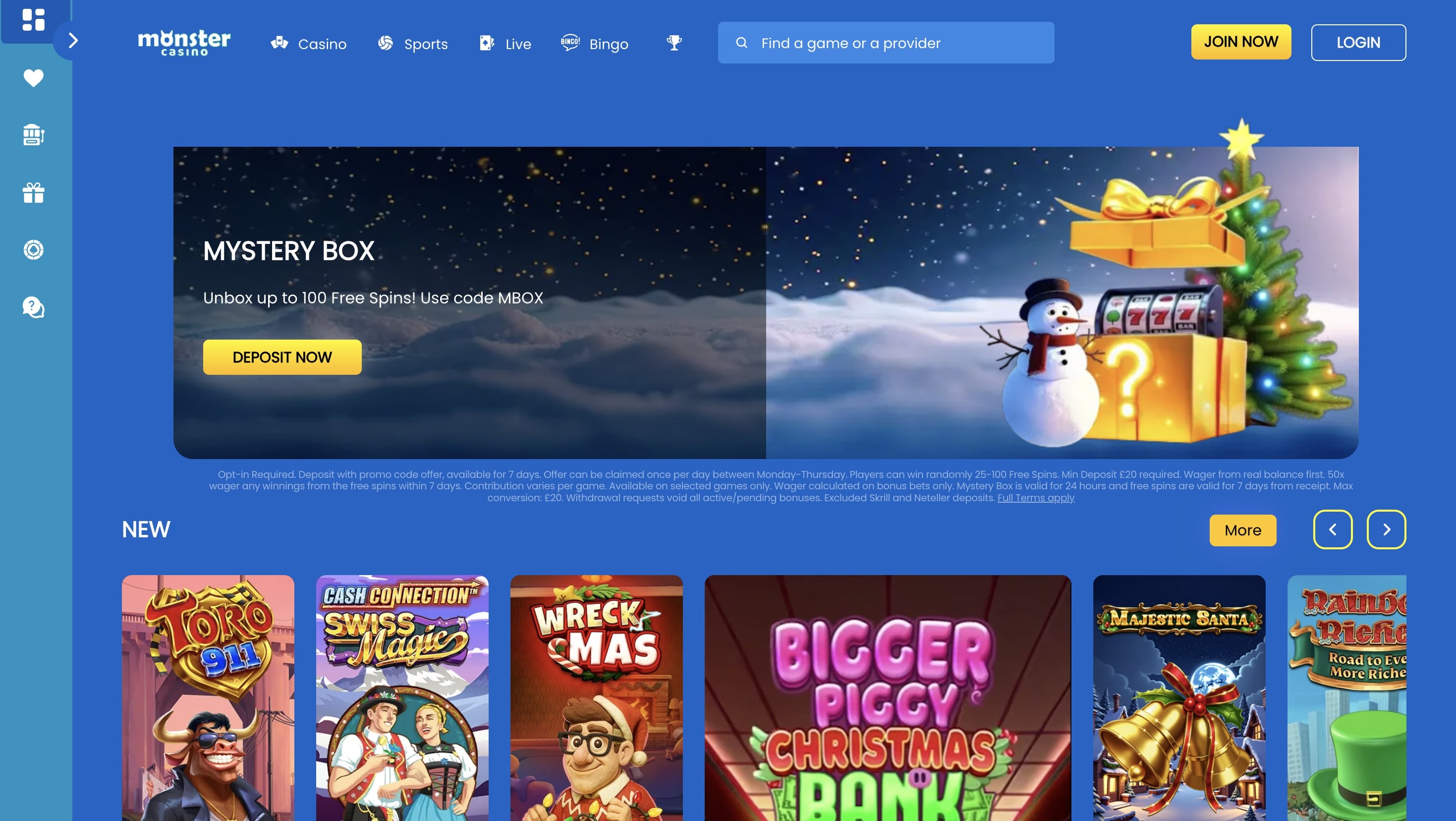 Monster Casino screenshot 1