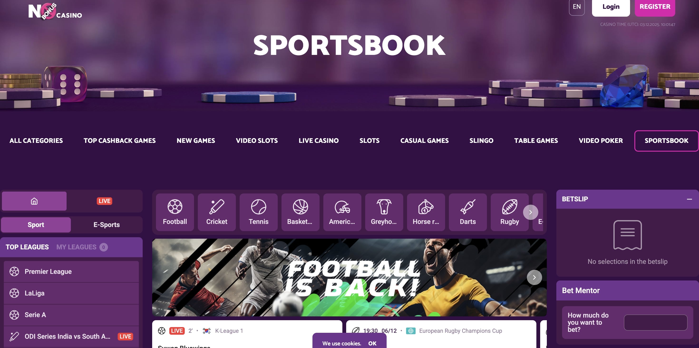 No Bonus Casino screenshot 1