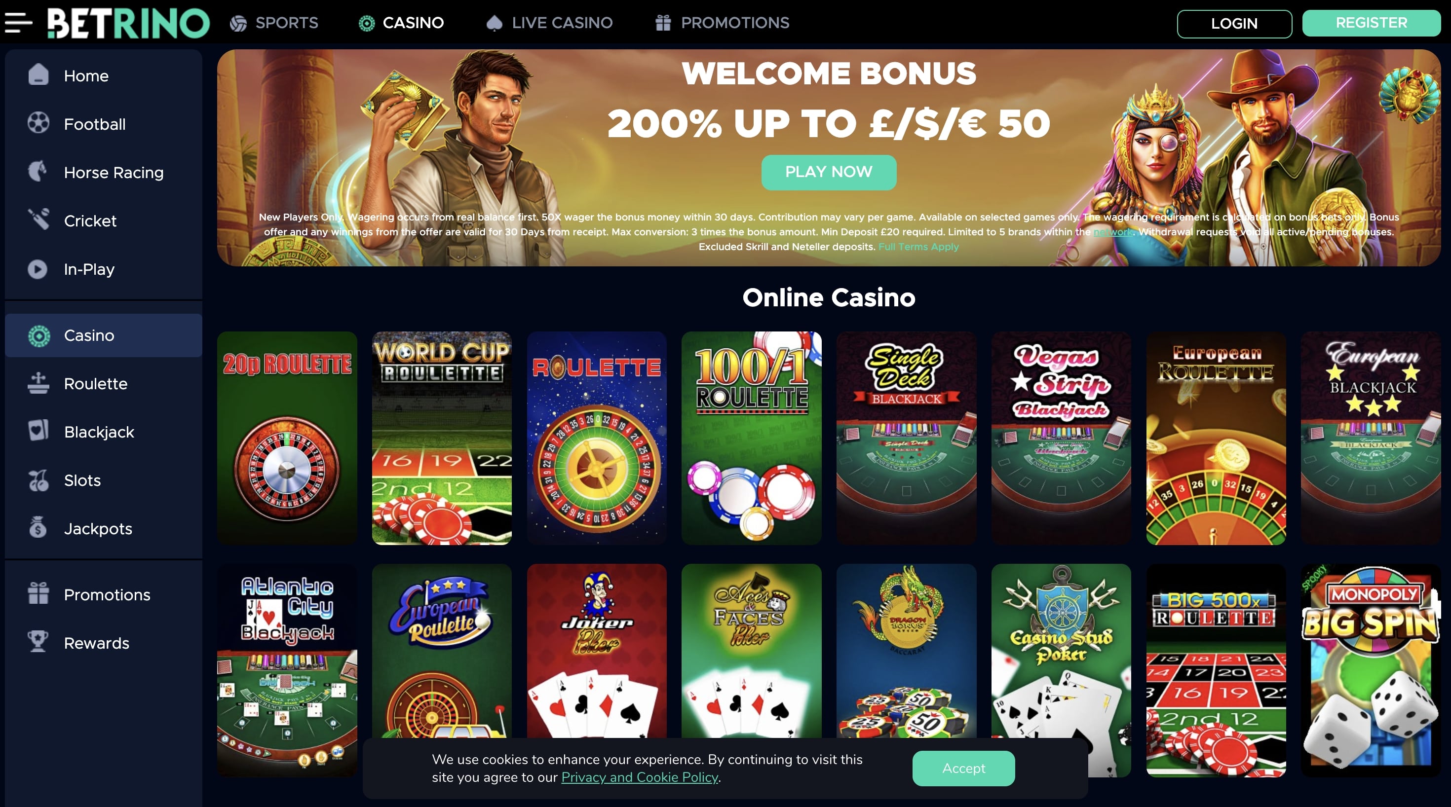 Betrino screenshot 1