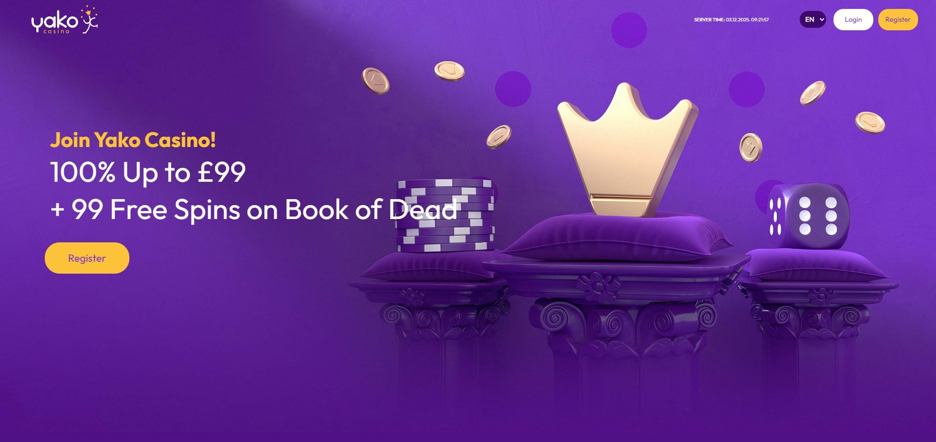 Yako Casino screenshot 1