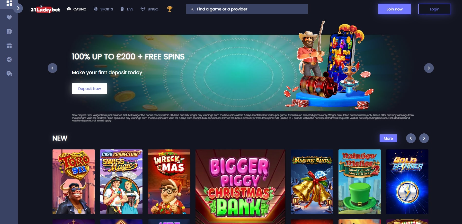 21LuckyBet screenshot 1