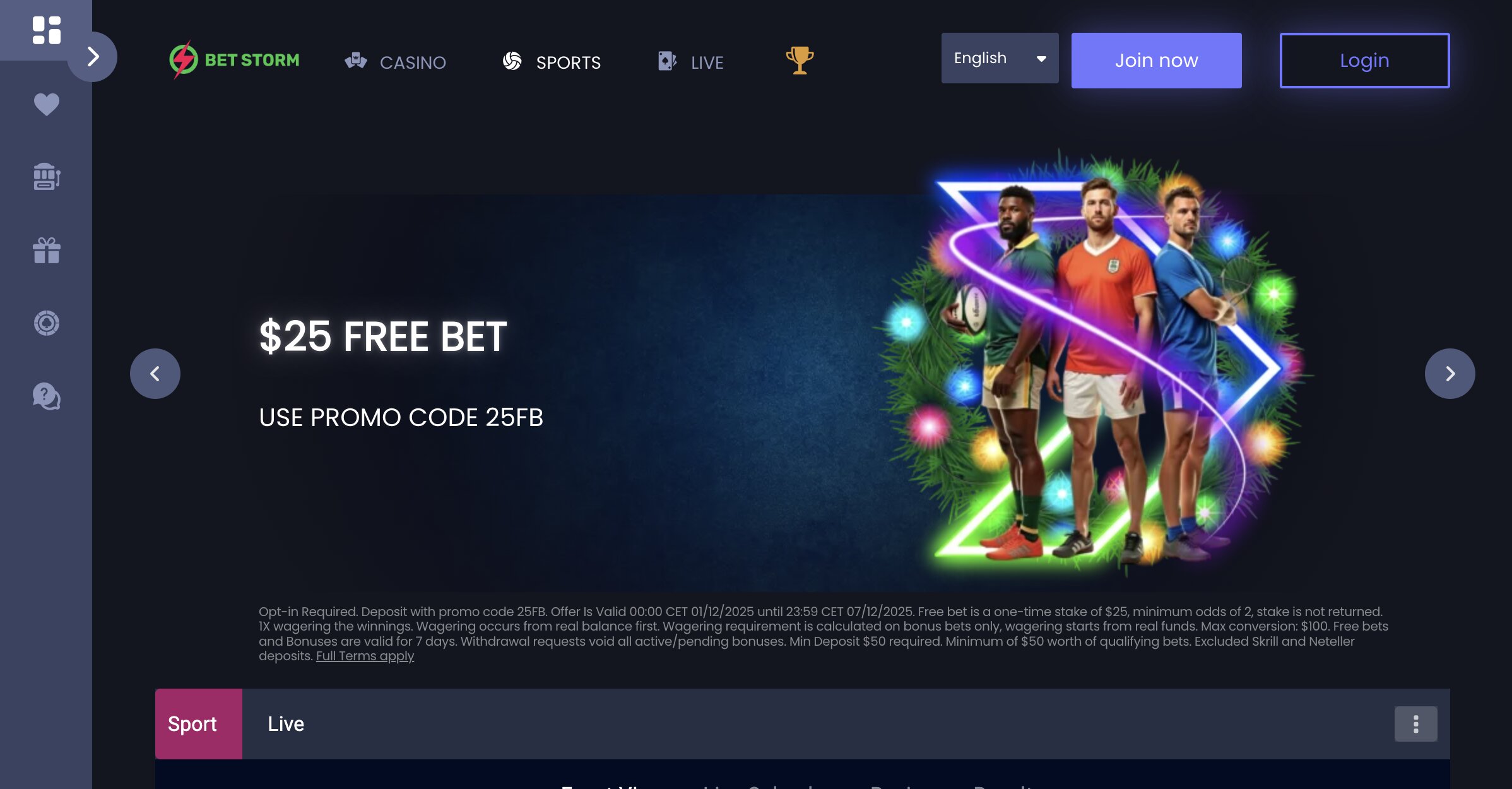 BetStorm screenshot 1