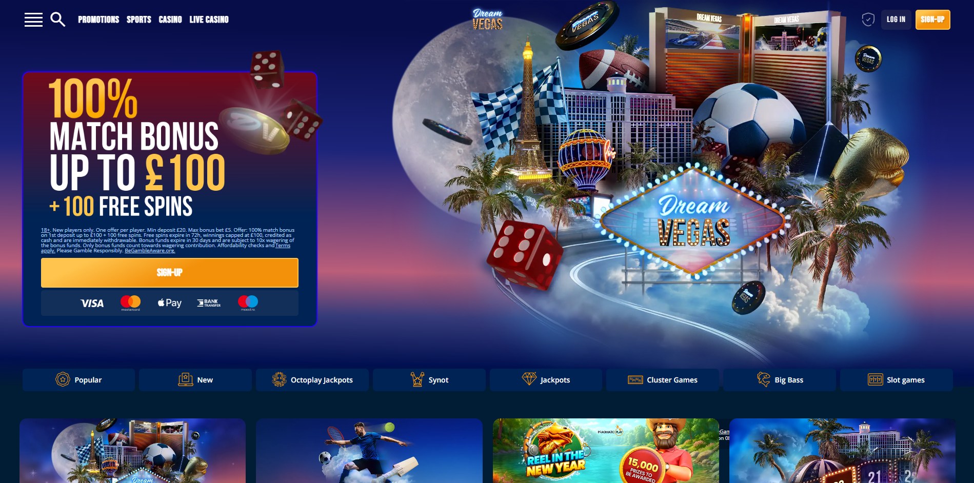 Dream Vegas screenshot 1