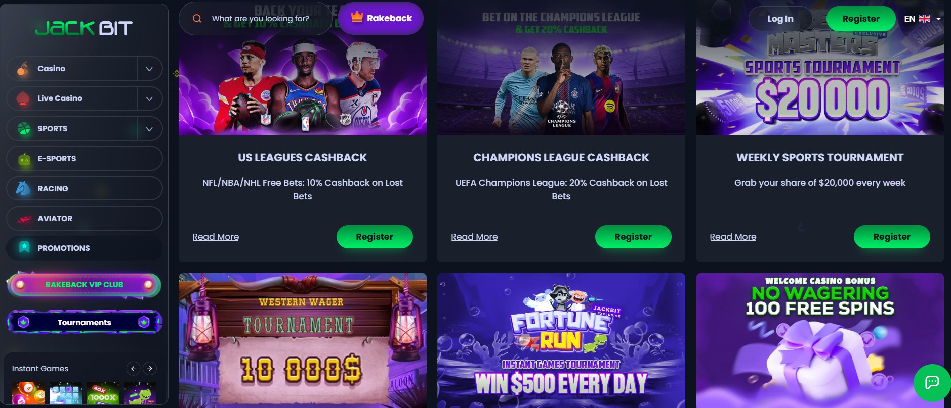 Jackbit screenshot 1