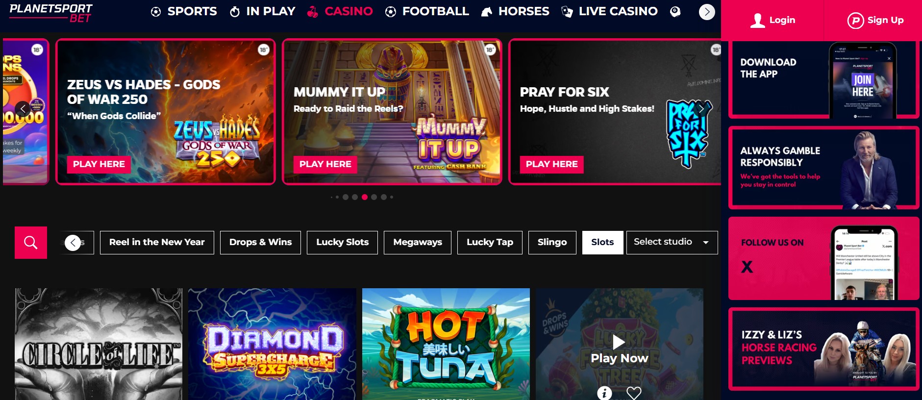 Planet Sport Bet screenshot 1