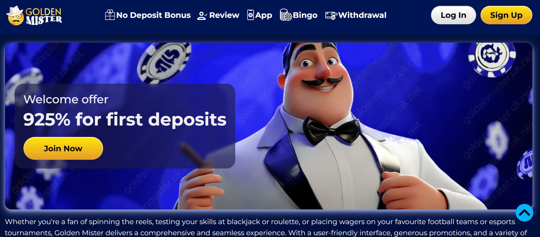 Golden Mister screenshot 1