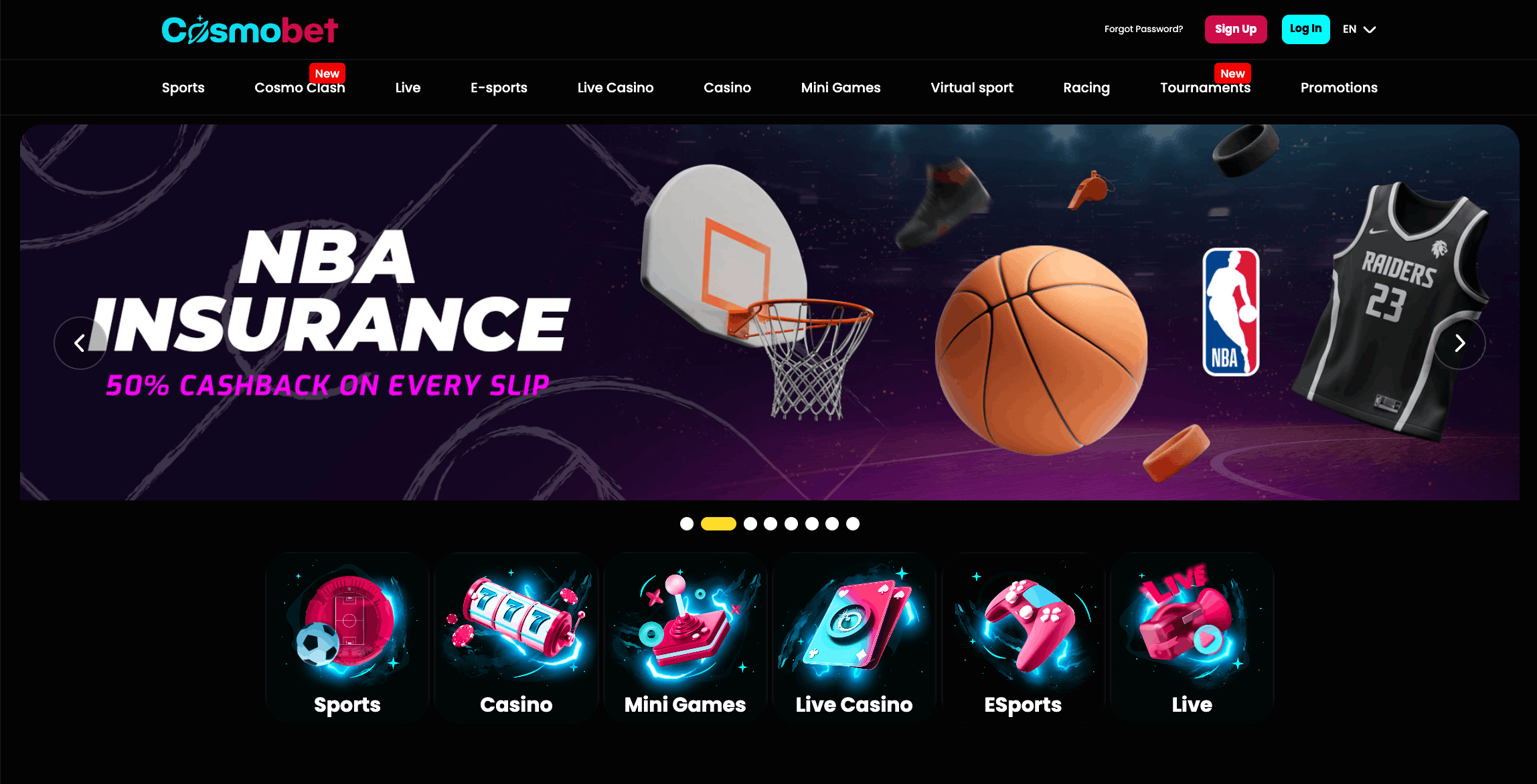 Cosmobet screenshot 1