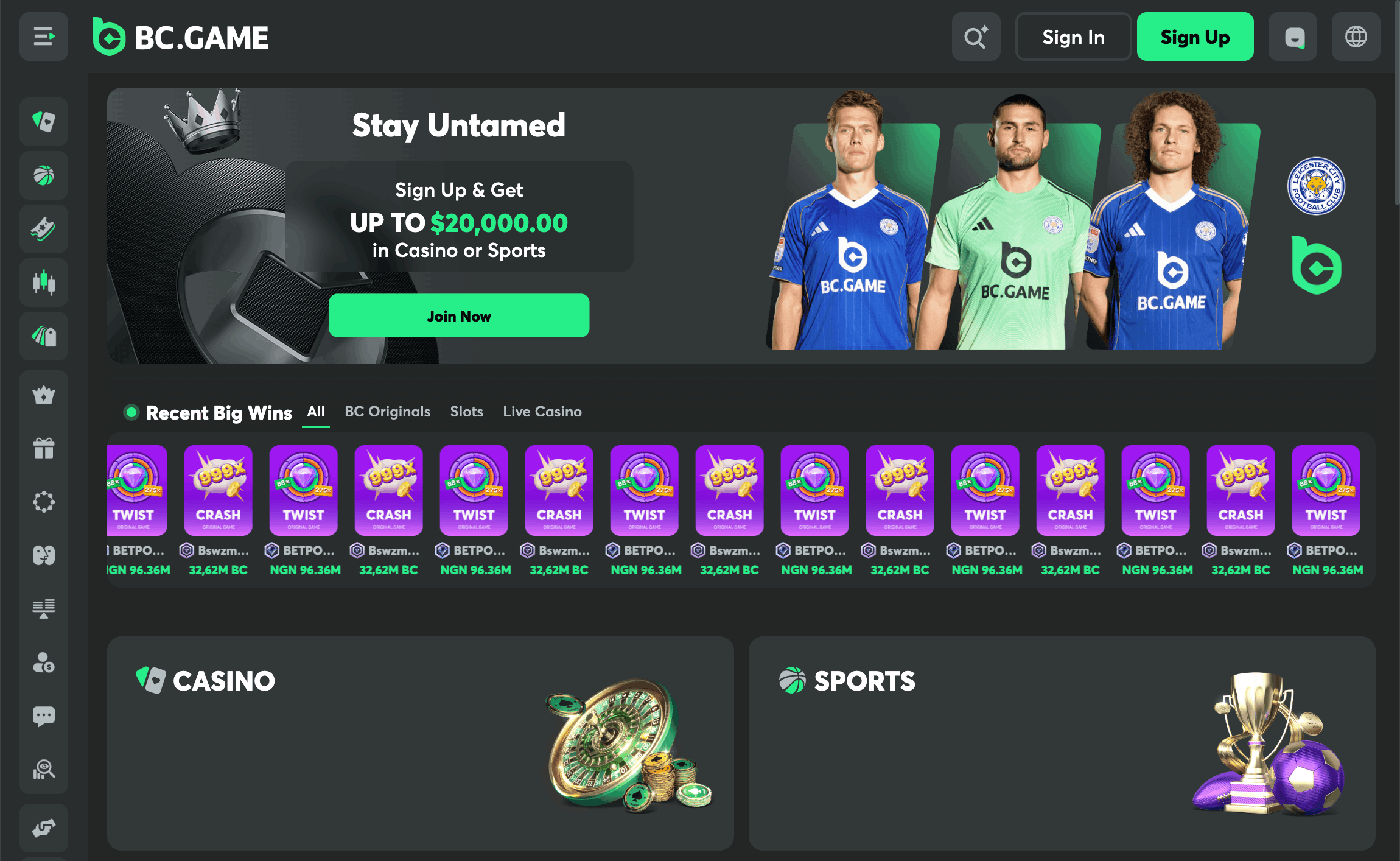 BC.Game screenshot 1