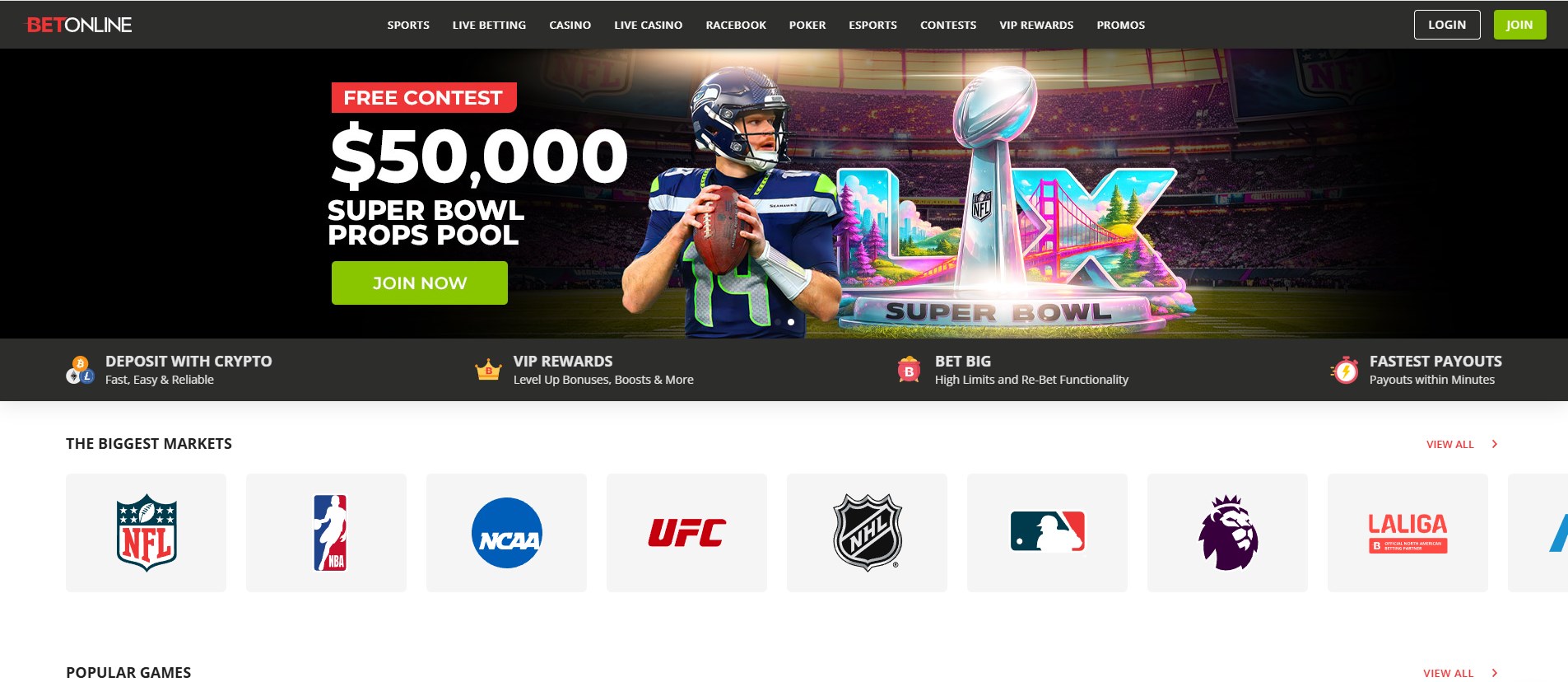 BetOnline screenshot 1