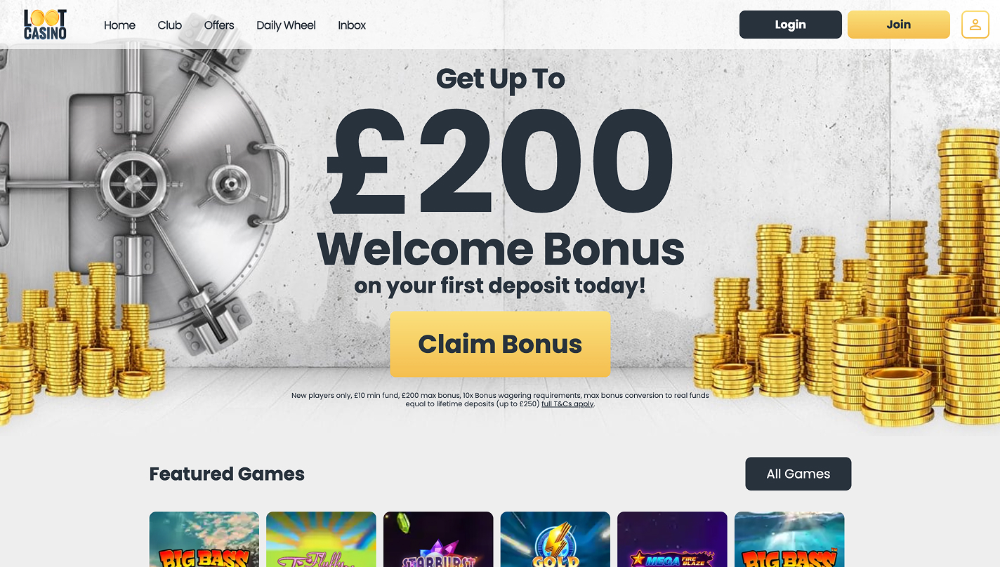 Loot Casino screenshot 1