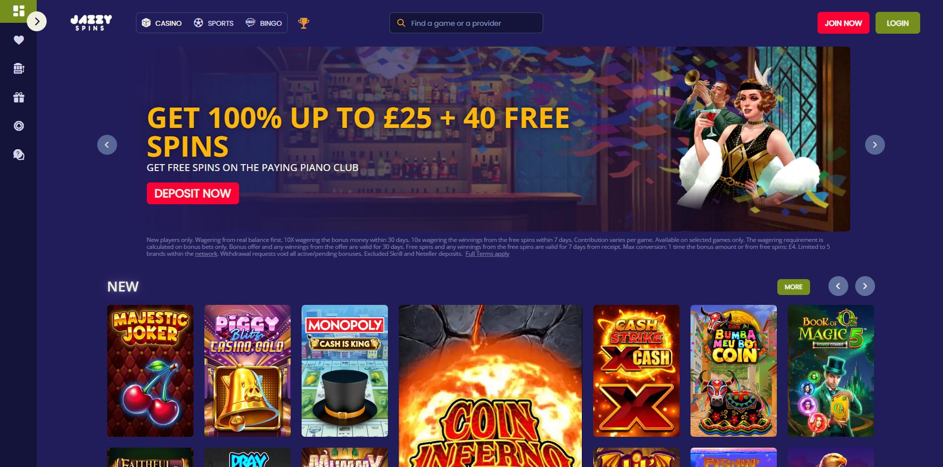 Jazzy Spins screenshot 1