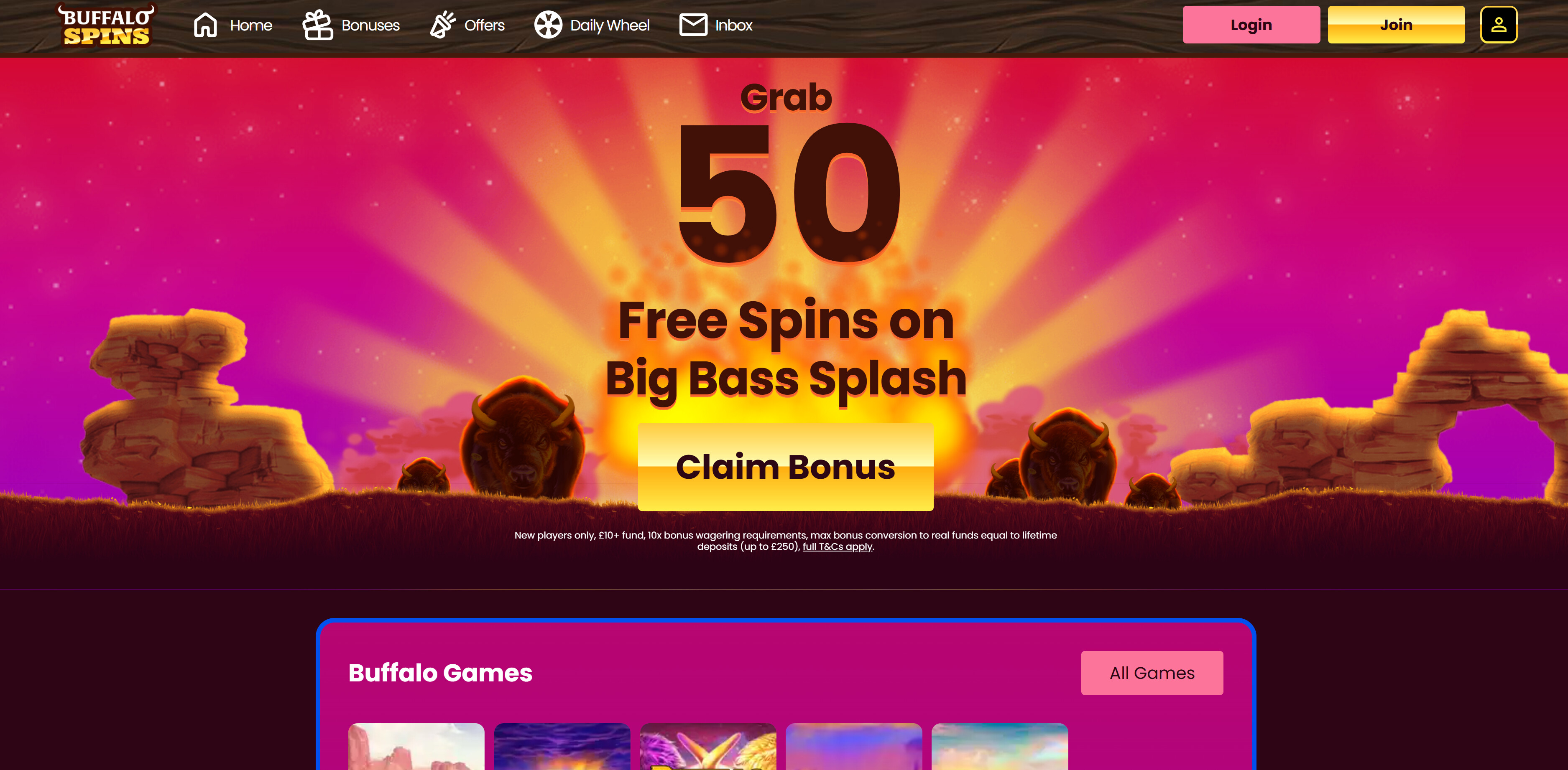 Buffalo Spins screenshot 1