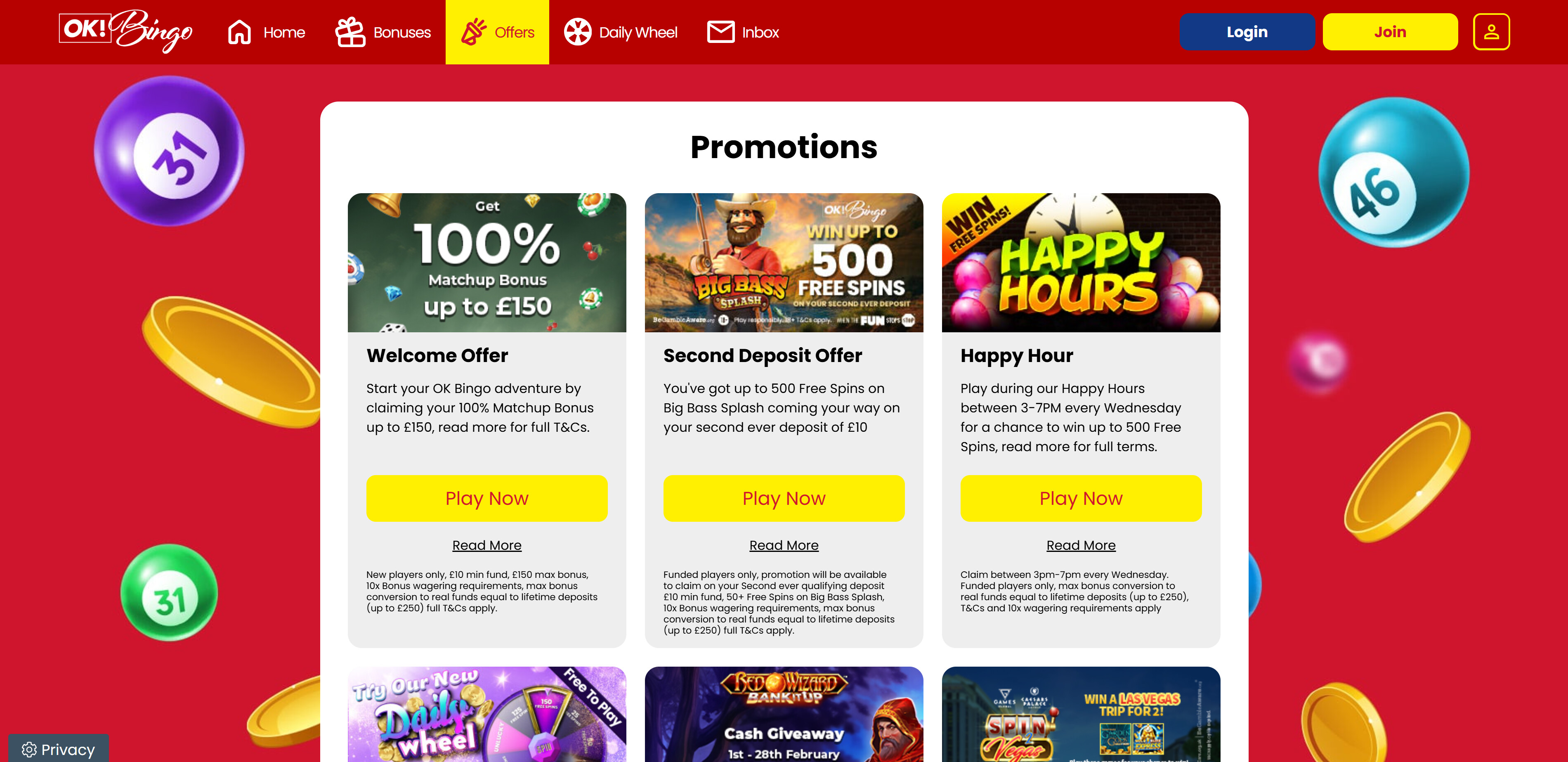 OK Bingo screenshot 1