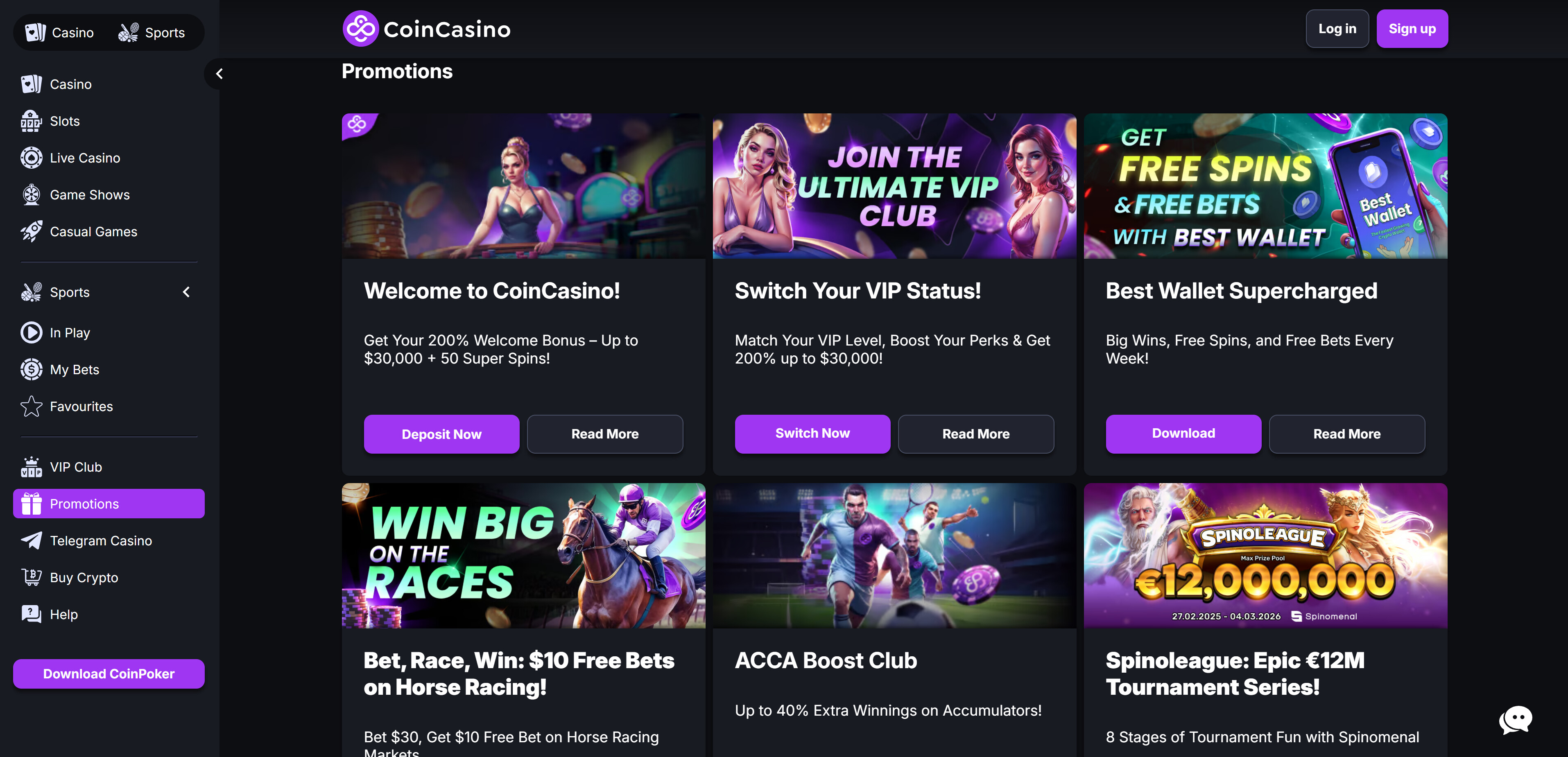 CoinCasino screenshot 1
