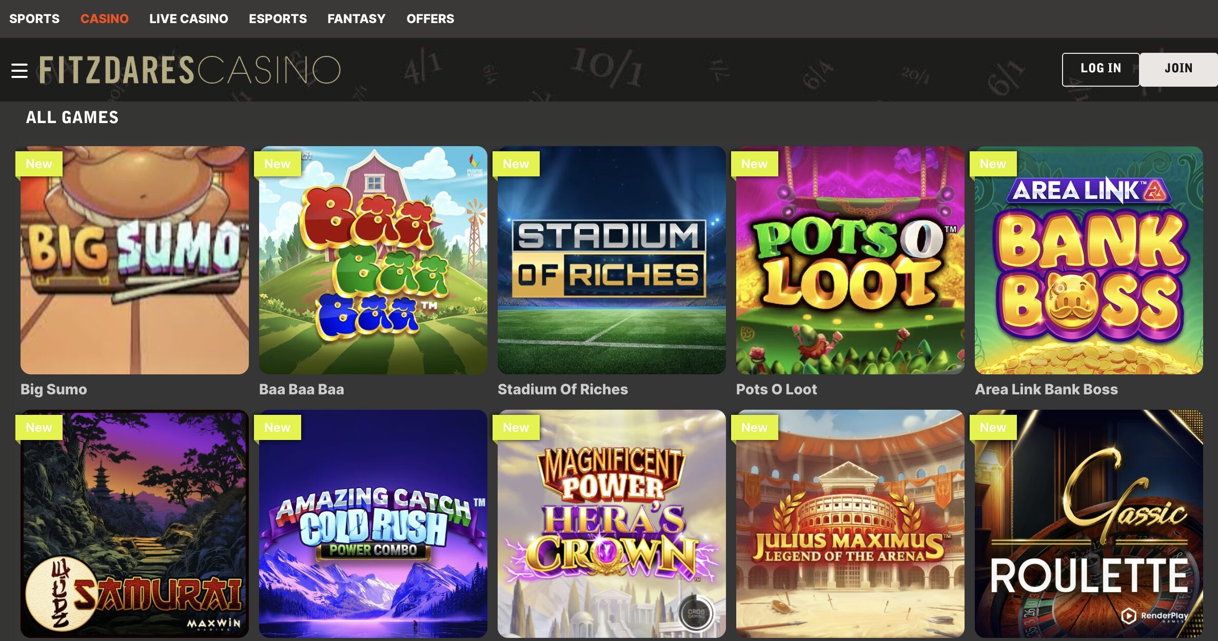 Fitzdares screenshot 2