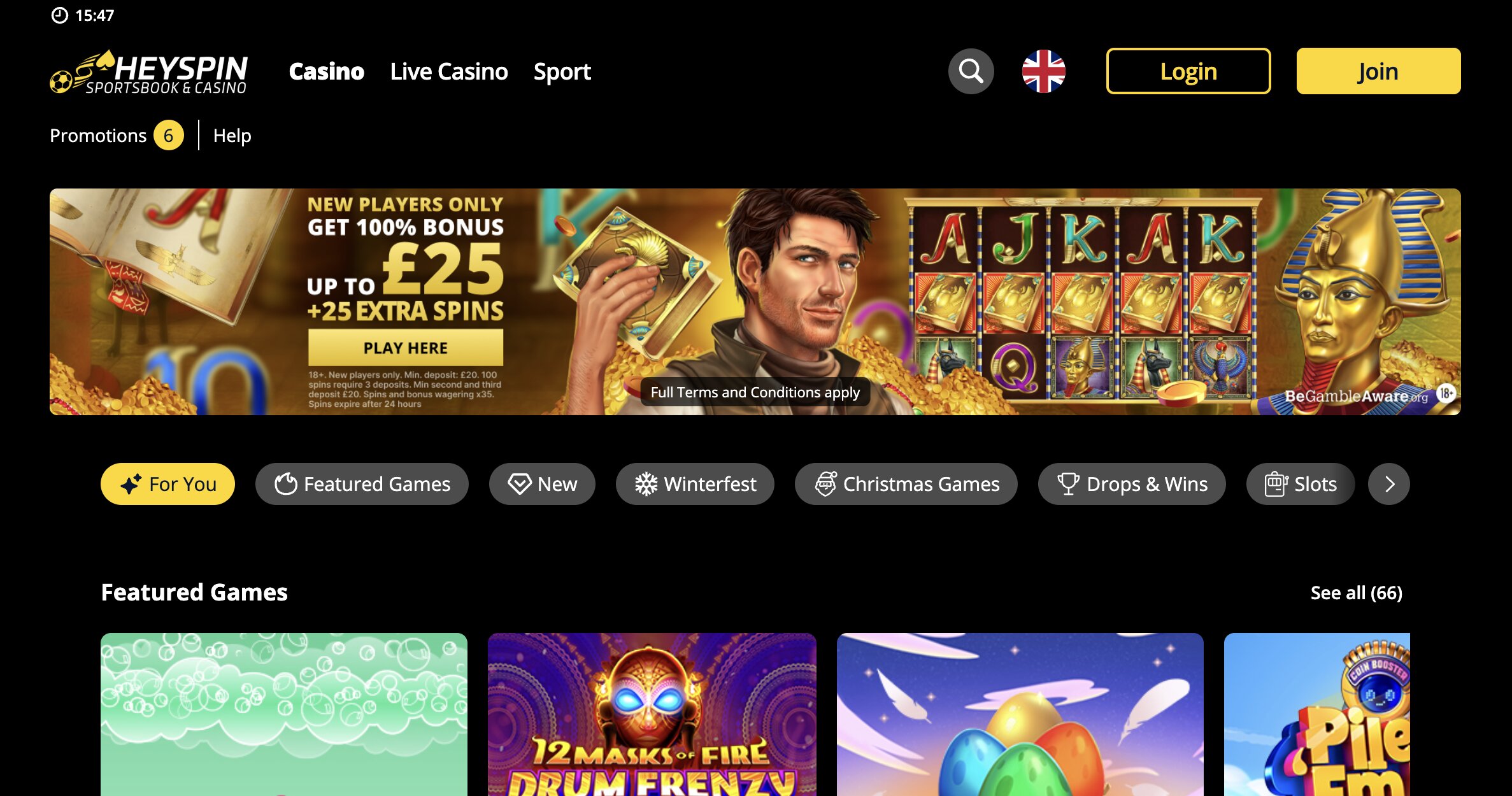 HeySpin screenshot 2