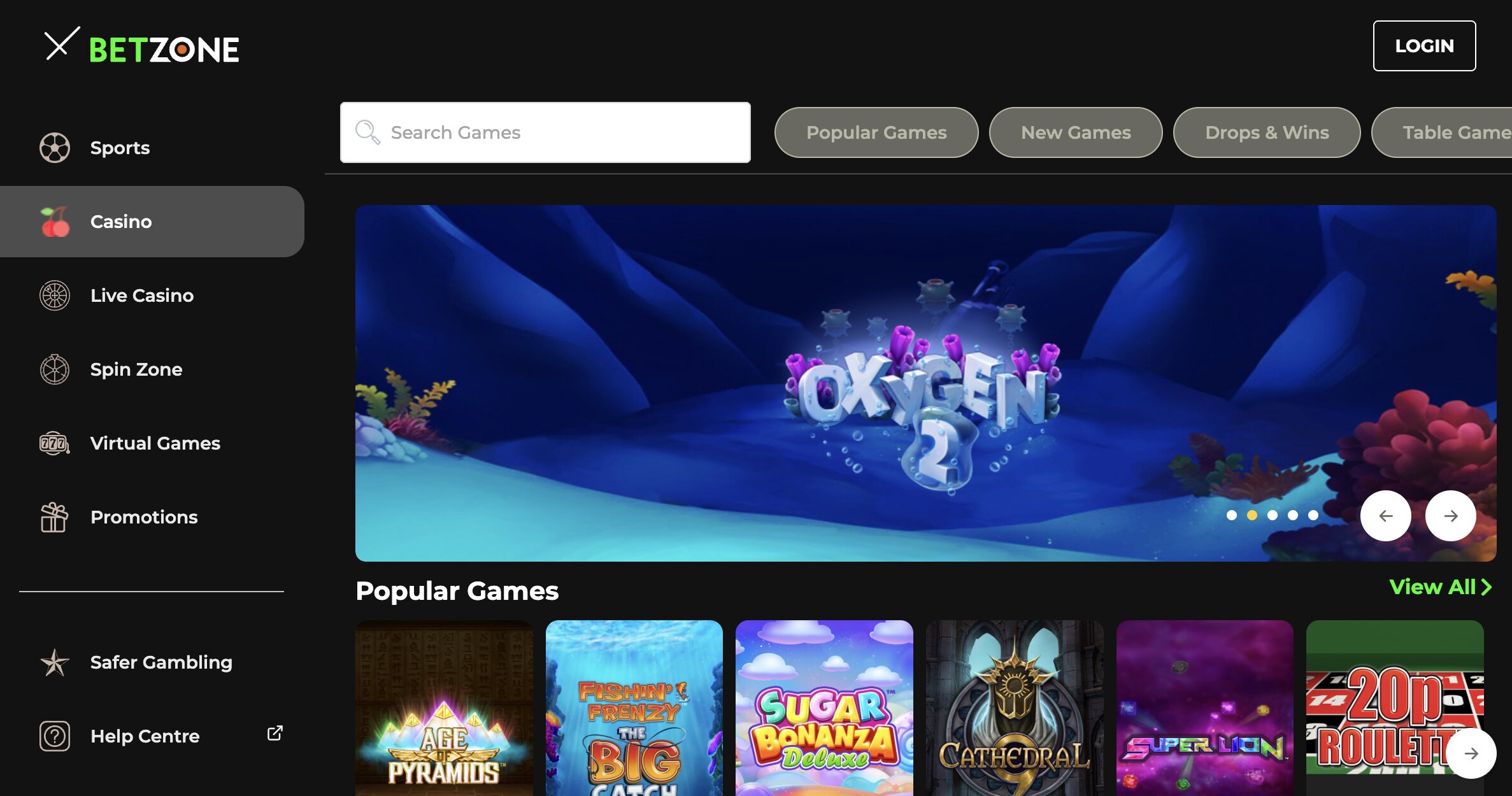 Betzone screenshot 2