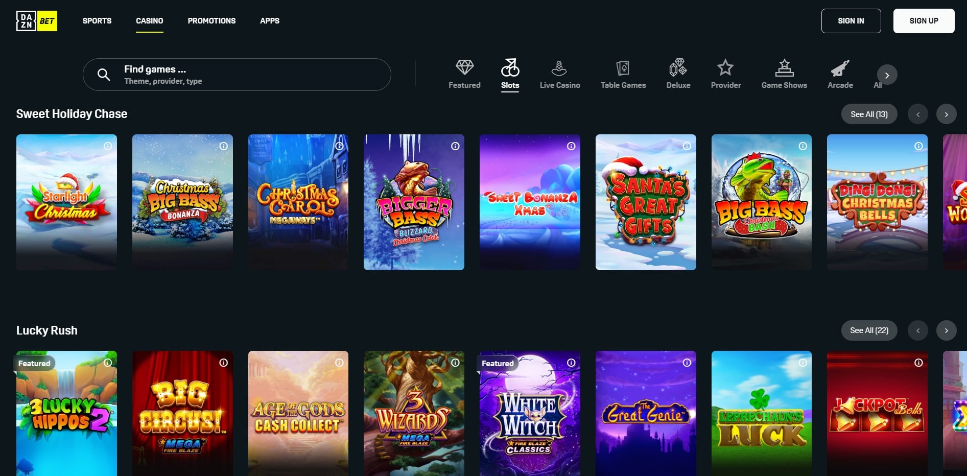 DAZN Bet screenshot 2